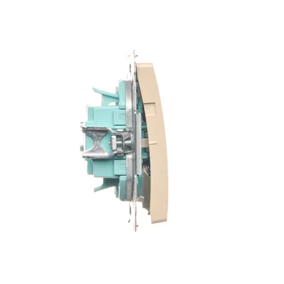 SIMON BASIC Triple pushbutton 10A 250V beige