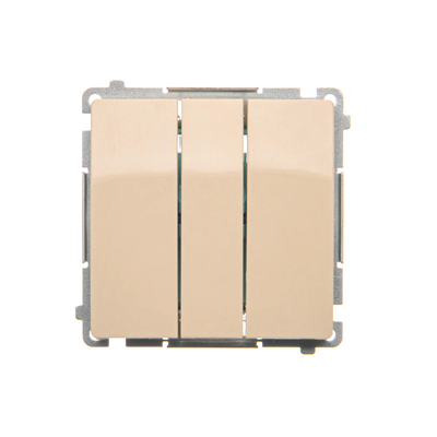 SIMON BASIC Triple switch 10A 250V beige