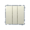 SIMON BASIC Triple switch 10A 250V beige