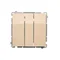 SIMON BASIC Triple switch 10A 250V beige