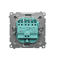 SIMON BASIC Triple switch 10A 250V satin