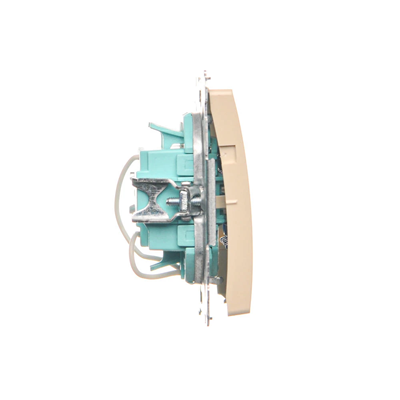 SIMON BASIC Triple switch with LED backlight 10A 250V beige