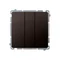 SIMON BASIC Triplo interruttore 10A 250V cioccolato