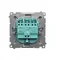 SIMON BASIC Triplo interruttore 10A 250V satinato