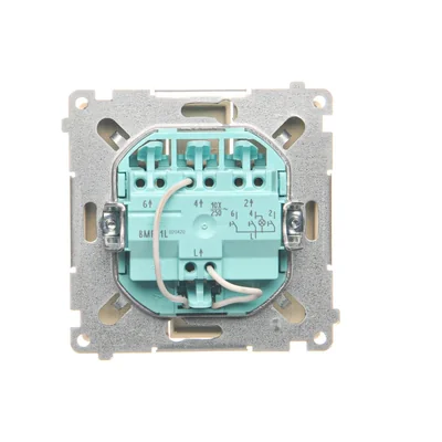 SIMON BASIC Trojité tlačítko s LED podsvícením 10A 250V béžové