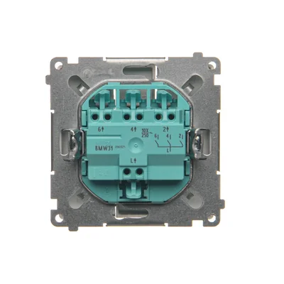 SIMON BASIC Trojitý spínač 10A 250V matná stříbrná