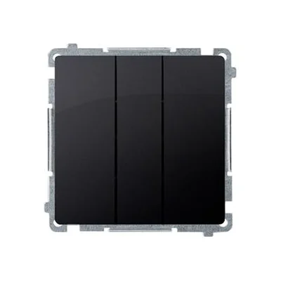 SIMON BASIC Trojitý spínač 10A 250V matný grafit