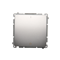 SIMON BASIC Two-pole switch (module) 16AX 230V silver mat