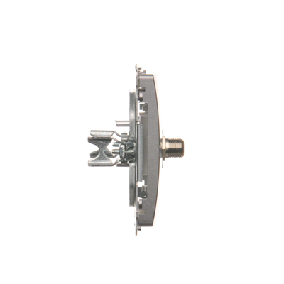 SIMON BASIC type "F" prise d'antenne simple (module) acier inoxydable