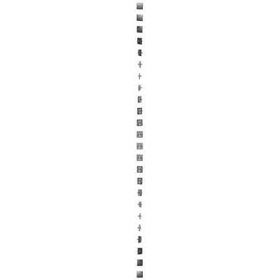 SIMON BASIC type "F" prise d'antenne simple (module) acier inoxydable