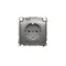 Simon Basic WMBW-53111x-4011 Schuko socket for IP44 version with shutters (module) 16A, 250V~, screw terminals; matte silver. Transparent flap