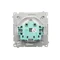 Simon Basic WMBW-70111x-1011 Schuko socket for IP44 version (module) 16A, 250V~, screw terminals; white