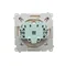 Simon Basic WMBW-70111x-9011 Schuko-Steckdose für IP44 (Modul), 16 A, 250 V~, Schraubklemmen; beige