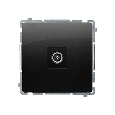 Simon Basic WMUA-03000x-Y013 Single terminal antenna socket (module); black (replaces BMAK1.01/..)