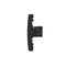 Simon Basic WMUK-0510F2-Y011 Presa singola RJ45 per computer, categoria 5e (modulo). Presa a vite per montaggio su scatola; nera