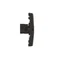 Simon Basic WMUK-0520F2-Y011 Doppel-RJ45-Computerbuchse, Kategorie 5e (Modul). Schraubmontage der Buchse an der Anschlussdose; schwarz