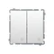 Simon Basic WMUL-07001x-1011 Double cross connector (module) 10AX, 250V~, quick connectors; white