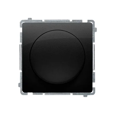 Simon Basic WMUR-01010x-Y011 Single-pole push-rotary dimmer for dimmable LEDs 230V (module); black