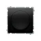 Simon Basic WMUR-01010x-Y011 Single-pole push-rotary dimmer for dimmable LEDs 230V (module); black