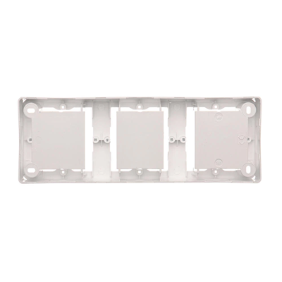 SIMON CLASSIC Caja de superficie, triple losa, blanco