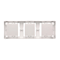 SIMON CLASSIC Caja de superficie, triple losa, blanco