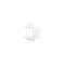 SIMON CLASSIC Capuchon simple pour prise de télécommunication RJ45 ou RJ12, blanc