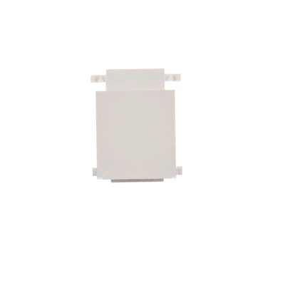 SIMON CLASSIC Jednodílná krytka telekomunikační zásuvky RJ45 nebo RJ12, bílá