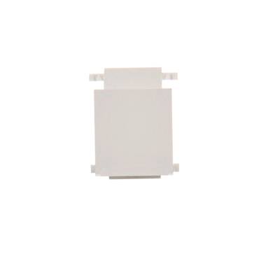 SIMON CLASSIC Single RJ45 or RJ12 telecommunication socket cover cap, white