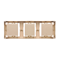 SIMON CLASSIC Surface-mounted box, triple tile, beige