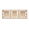 SIMON CLASSIC Surface-mounted box, triple tile, beige