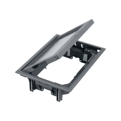 Simon Connect WSC-FB24012-1 Bodendose für 8x K45 oder 4x SIMON500, mit 12-mm-Abdeckung; grau