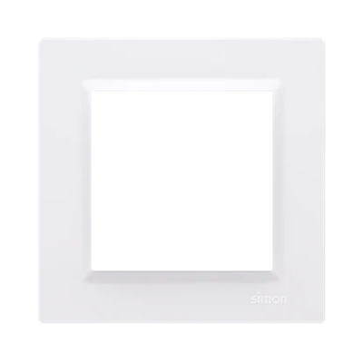 Simon10 single white frame