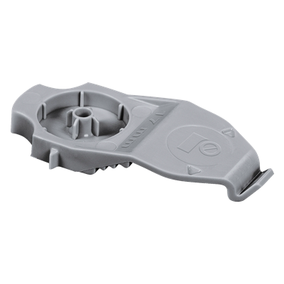 Single 17 mm flush-mounted flat cable holder, reinforced with PA [OP 100]