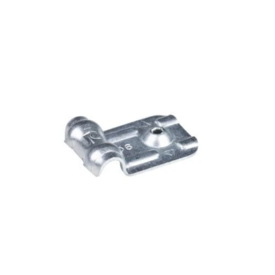 Single 6 mm galvanized steel cable holder