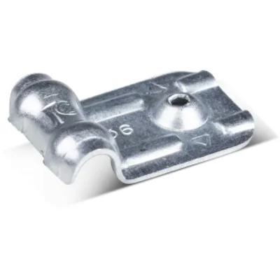Single 6 mm galvanized steel cable holder