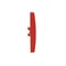 Single button, red