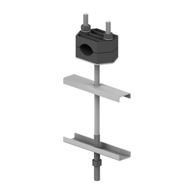 Single cable holder for the pole latch length max/min 180/100 clamping range 45-70mm