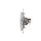 Single computer socket RJ45 category 6 with anti-dust cover (module) white
