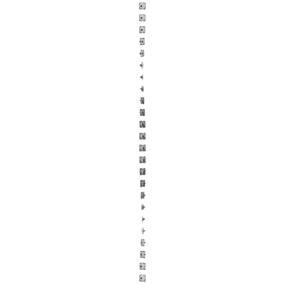 Single computer socket RJ45 category 6 with anti-dust cover (module) white