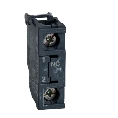 Single contact block Ø22 1NC screw terminals