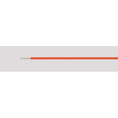 Single-core silicone cable, high-temperature resistant SiF 1x16mm² red
