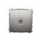 Single end antenna socket, metallic satin module