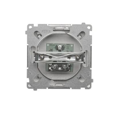 Single-End-Antennenbuchse, Modul aus satiniertem Metall