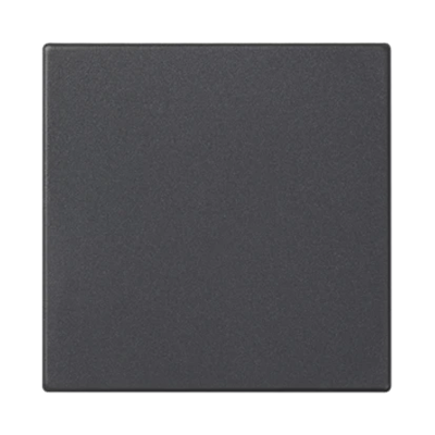 Single end cap S500 50x50mm, gray graphite