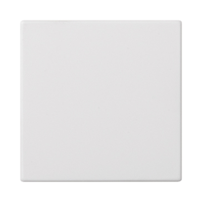 Single end cap S500 50x50mm, pure white