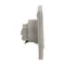 Single flush-mounted French type IP55 stainless steel socket