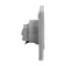Single flush-mounted French type IP55 stainless steel socket