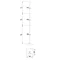single free-standing mast; h=4000mm /AL/