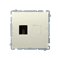Single HDMI socket (module) beige