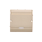 Single hotel switch with backlight, 10A, beige